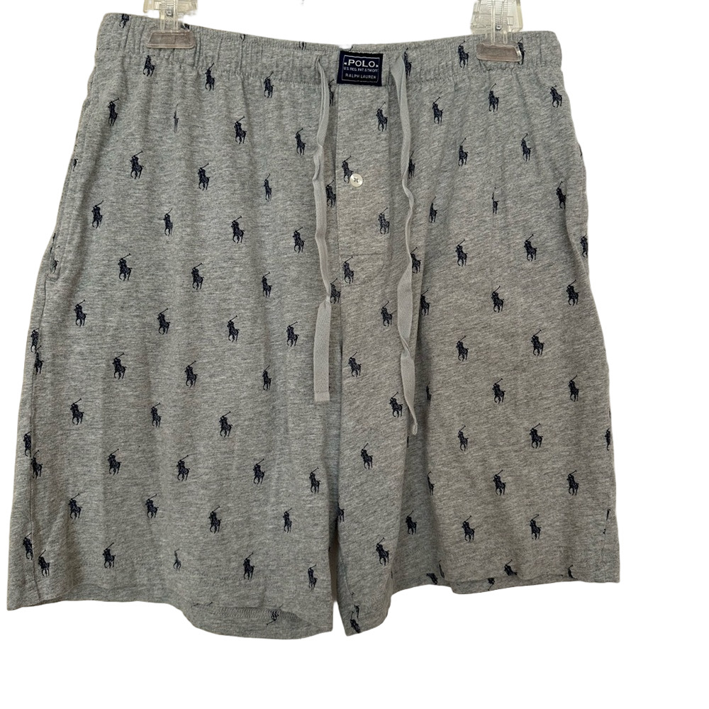 Polo By Ralph Lauren Gray Sleep Lounge Shorts